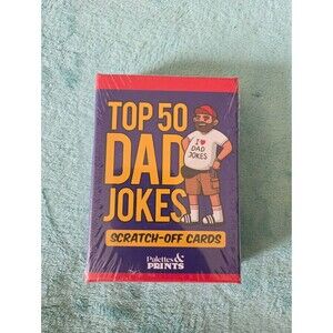 Top 50 Dad Jokes Scratch Off Cards Funny Perfect Gift For Dad Family Game Night
